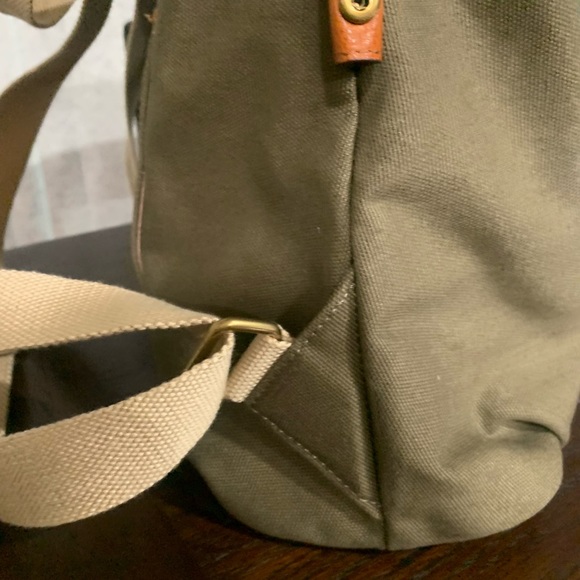 G.i.l.i. GOt It Love it -Army green canvas back pack - Picture 13 of 14